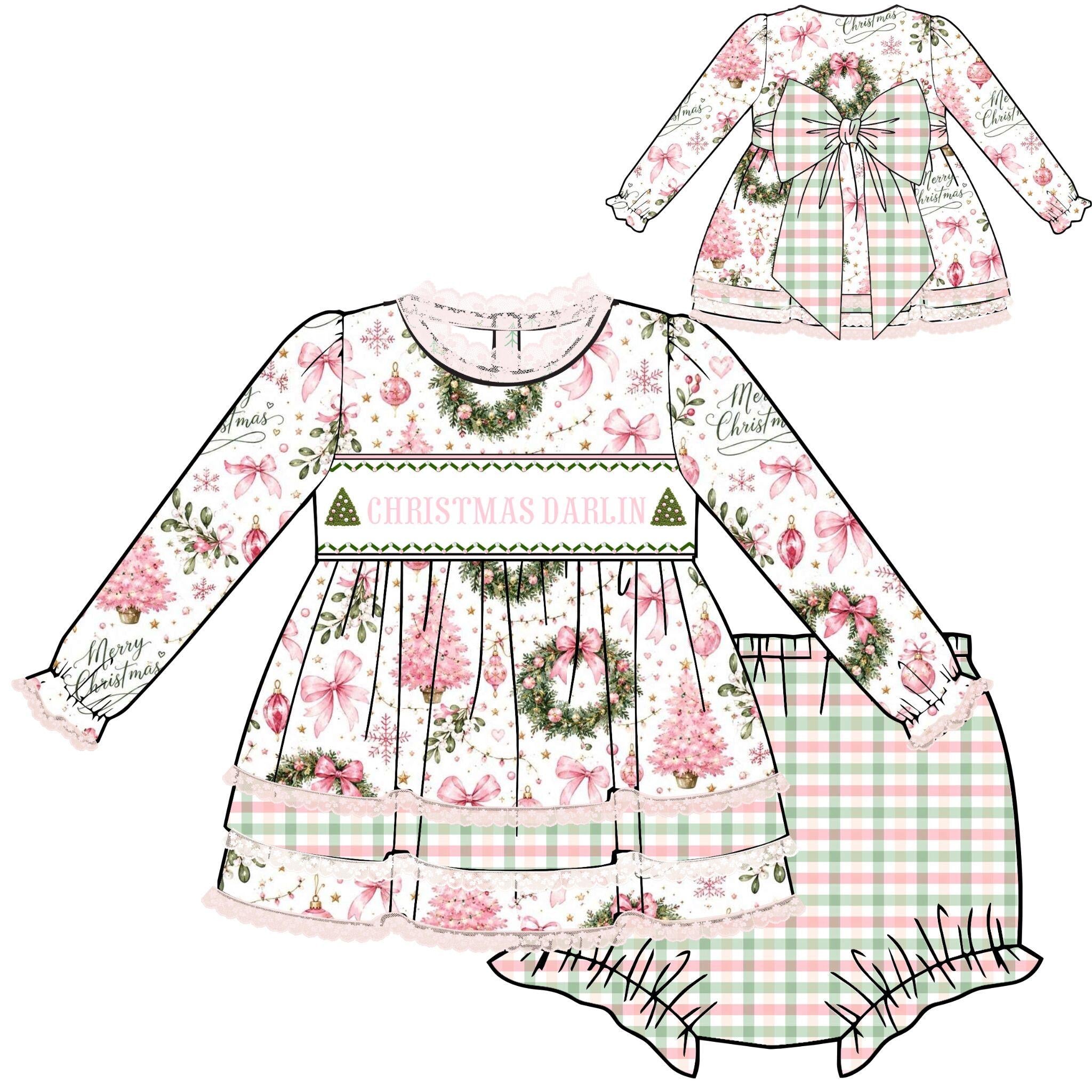 Christmas Darlin' Bloomer Set - PREORDER