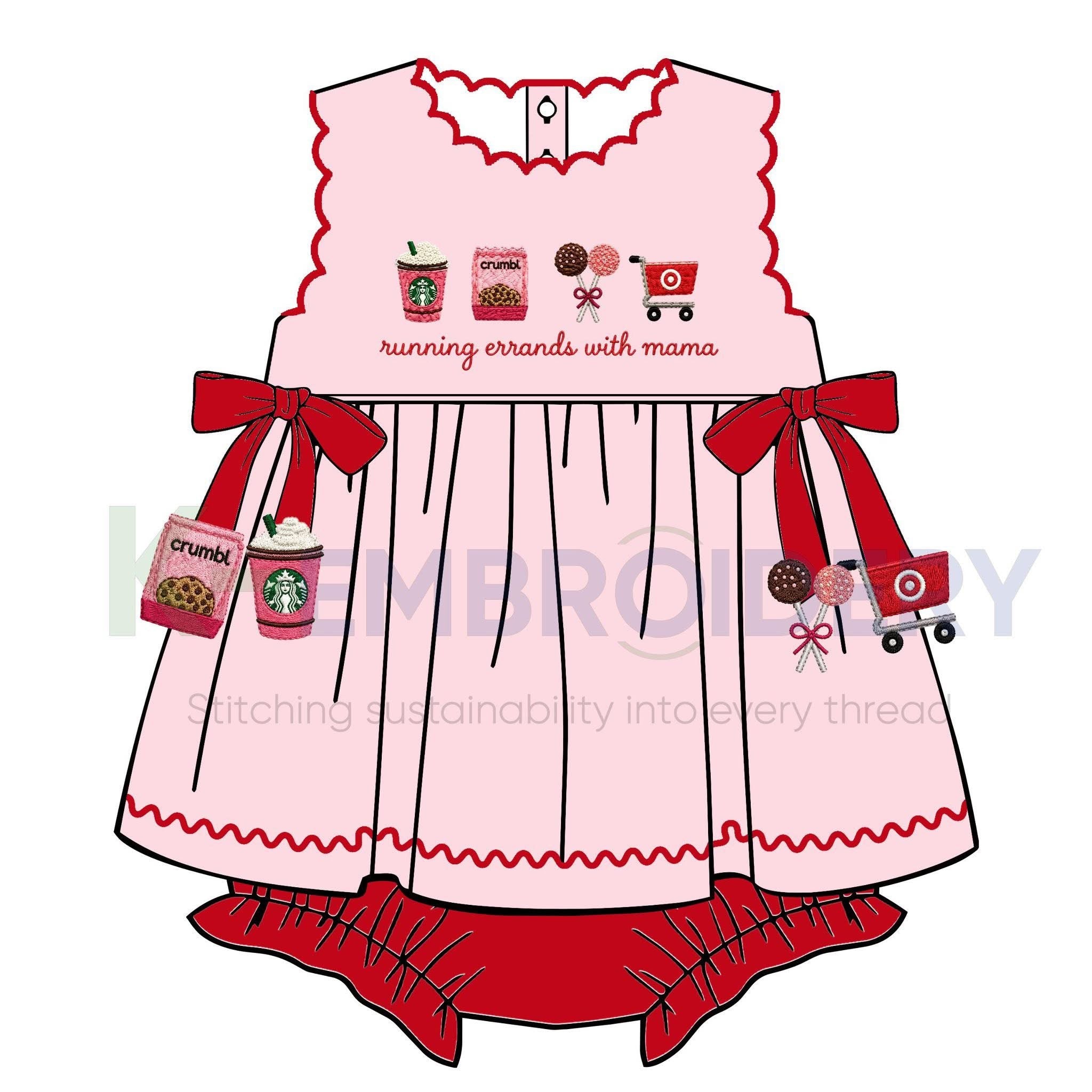 Running Errands with Mama - Skirted Bubble - PREORDER
