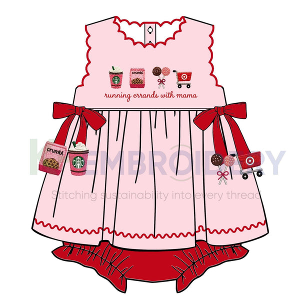 Running Errands with Mama - Skirted Bubble - PREORDER