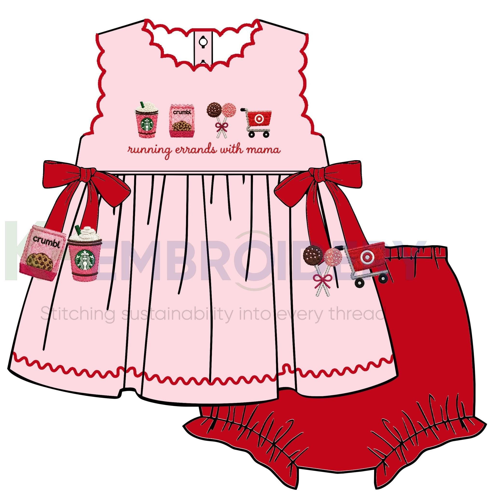Running Errands with Mama - Bloomer Set - PREORDER