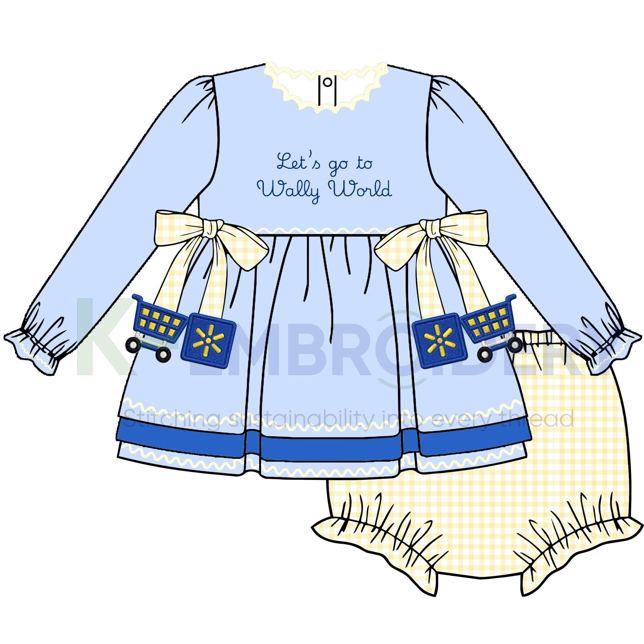 Let's Go to Wally World - Bloomer Set - PREORDER